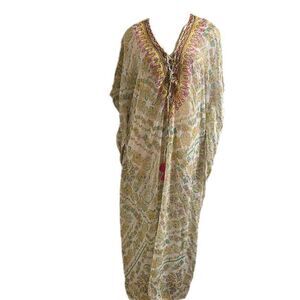 NWT Shiraleah Chicago Paisley Kimono Kaftan Coverup One Size New